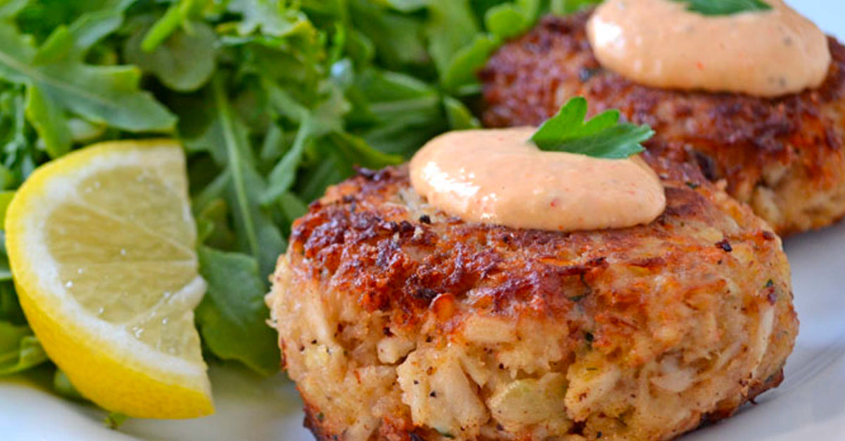 Crab Cakes with Remoulade Sauce – Today's Catch Seafood